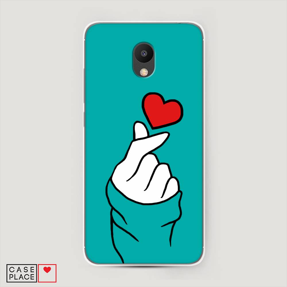 

Чехол Awog на Meizu M6 "Маленькое сердечко", Голубой;белый;красный, 72050-7