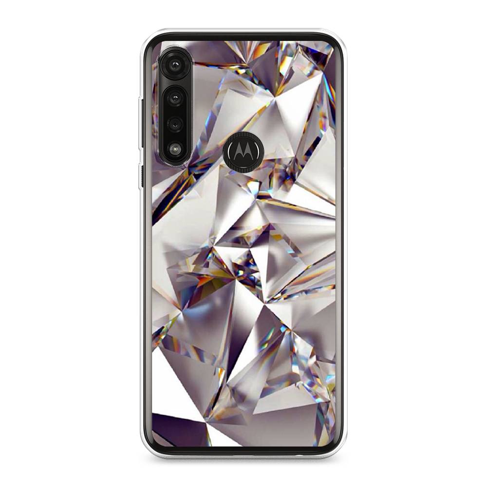 

Силиконовый чехол "Бриллианты" на Motorola Moto G Power 2020, Разноцветный, 242650-7