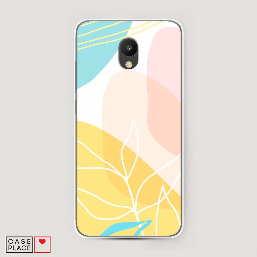 

Чехол Awog на Meizu M6 "Летнее настроение", Желтый;голубой;розовый, 72050-10