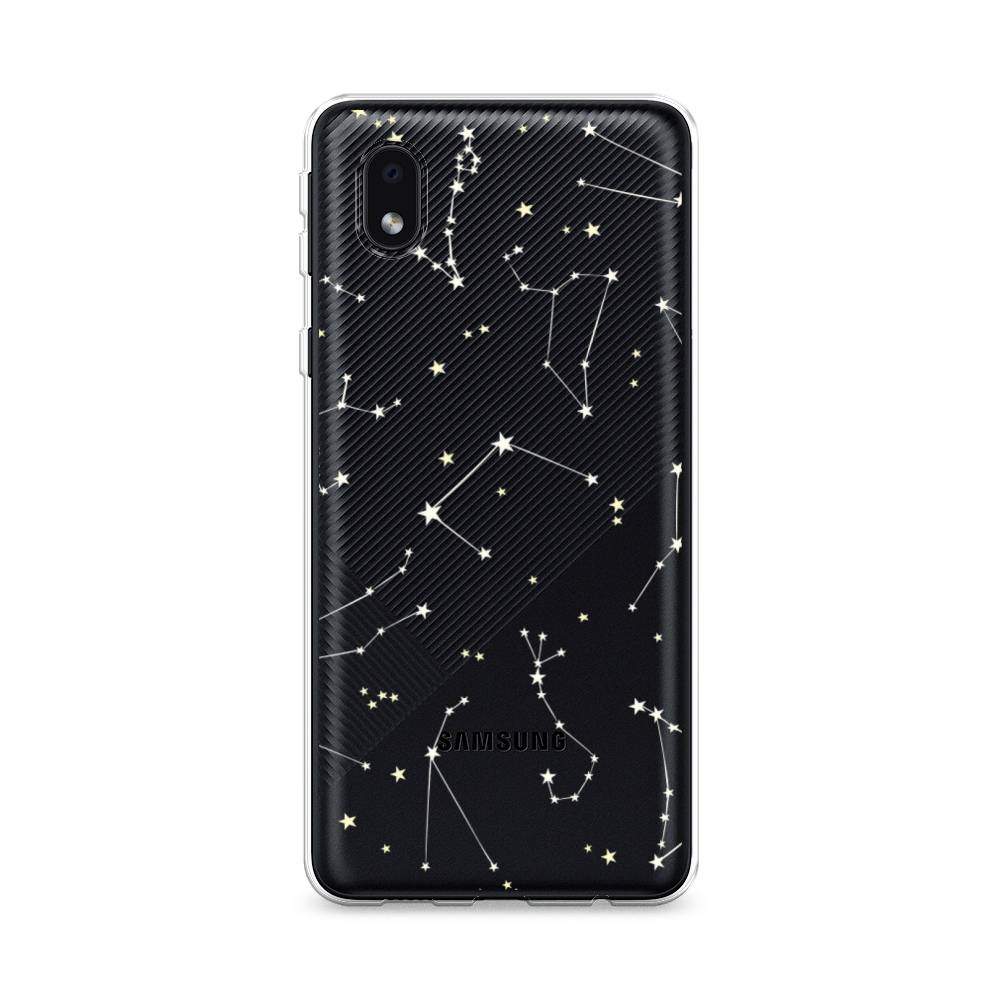 

Чехол Awog на Samsung Galaxy A01 Core / Самсунг A01 Core "Созвездия", Прозрачный;серый;бежевый, 2101250-7
