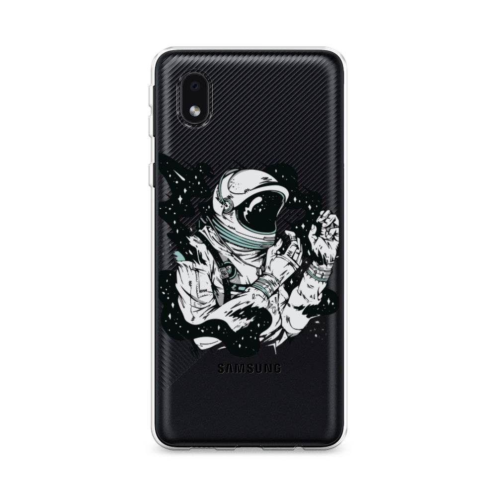 

Чехол Awog на Samsung Galaxy A01 Core / Самсунг A01 Core "Космонавт арт", Черный;белый;прозрачный, 2101250-7