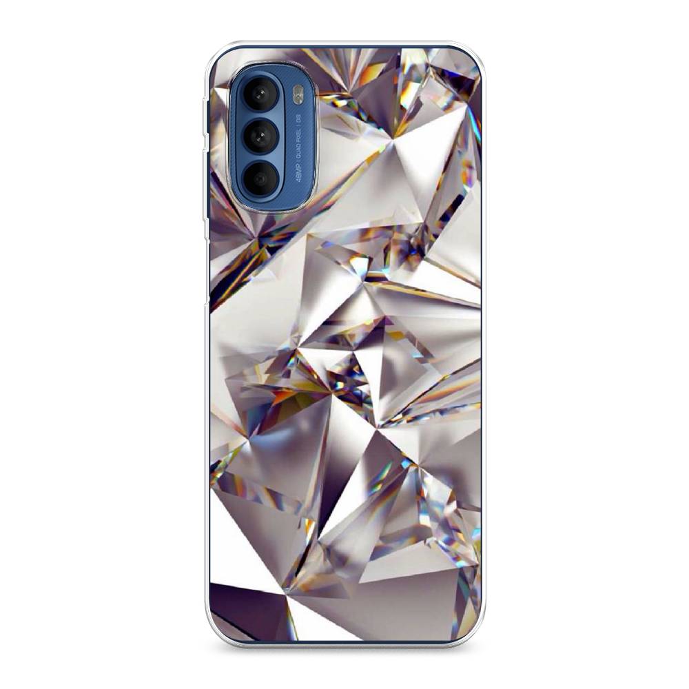 

Силиконовый чехол "Бриллианты" на Motorola Moto G41, Разноцветный, 242550-7