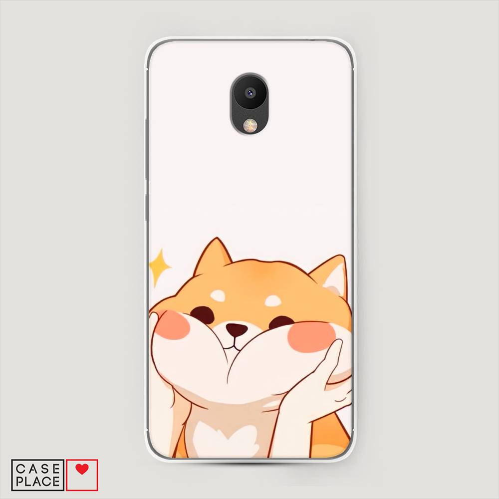 

Чехол Awog на Meizu M6 "Сладкий песик", Оранжевый, 72050-1