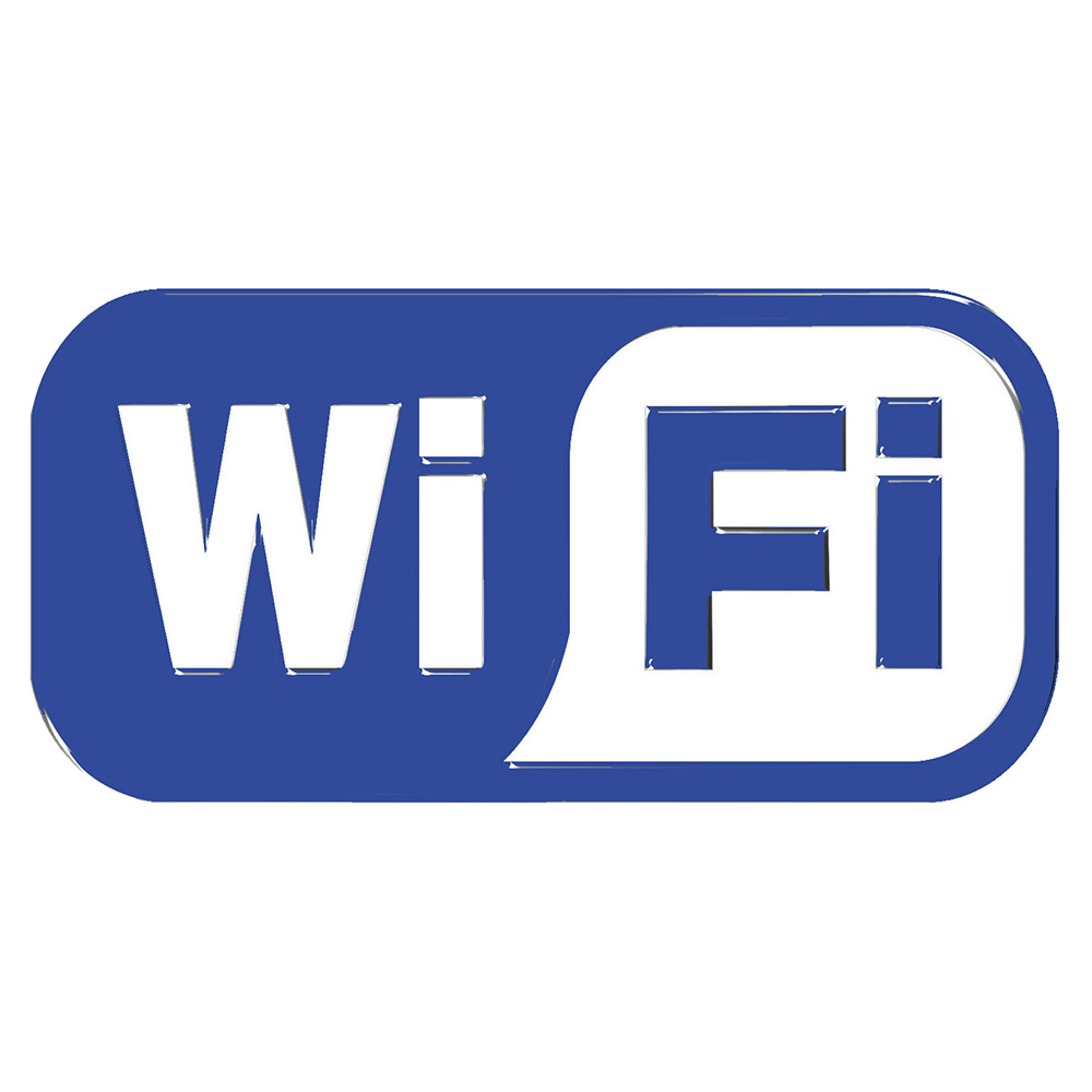 

Табличка "Wi-Fi" ПВХ 200х100 мм, Синий