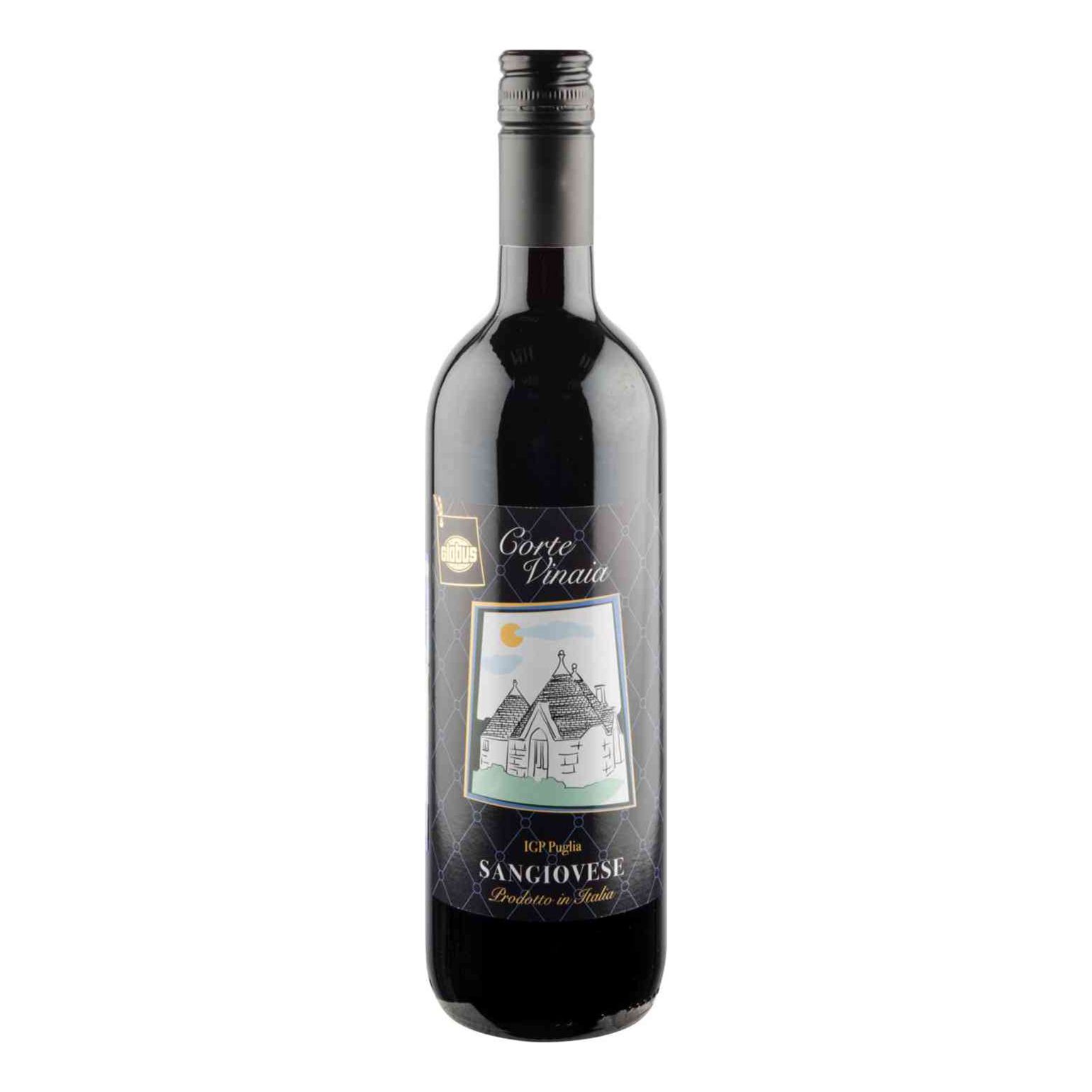 

Вино Глобус Corte Vinaia Sangiovese красное полусухое 750 мл Италия