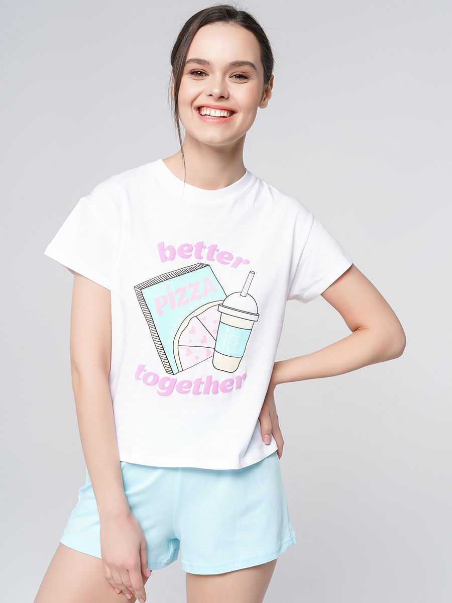 

Пижама женская ТВОЕ 89538 белая XL, 89538