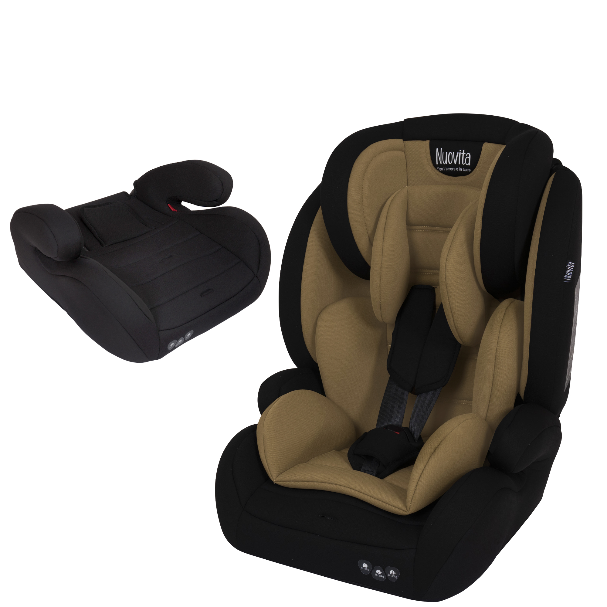 фото Автокресло nuovita maczione n123-1 caffe/кофейный гр. 1/2/3