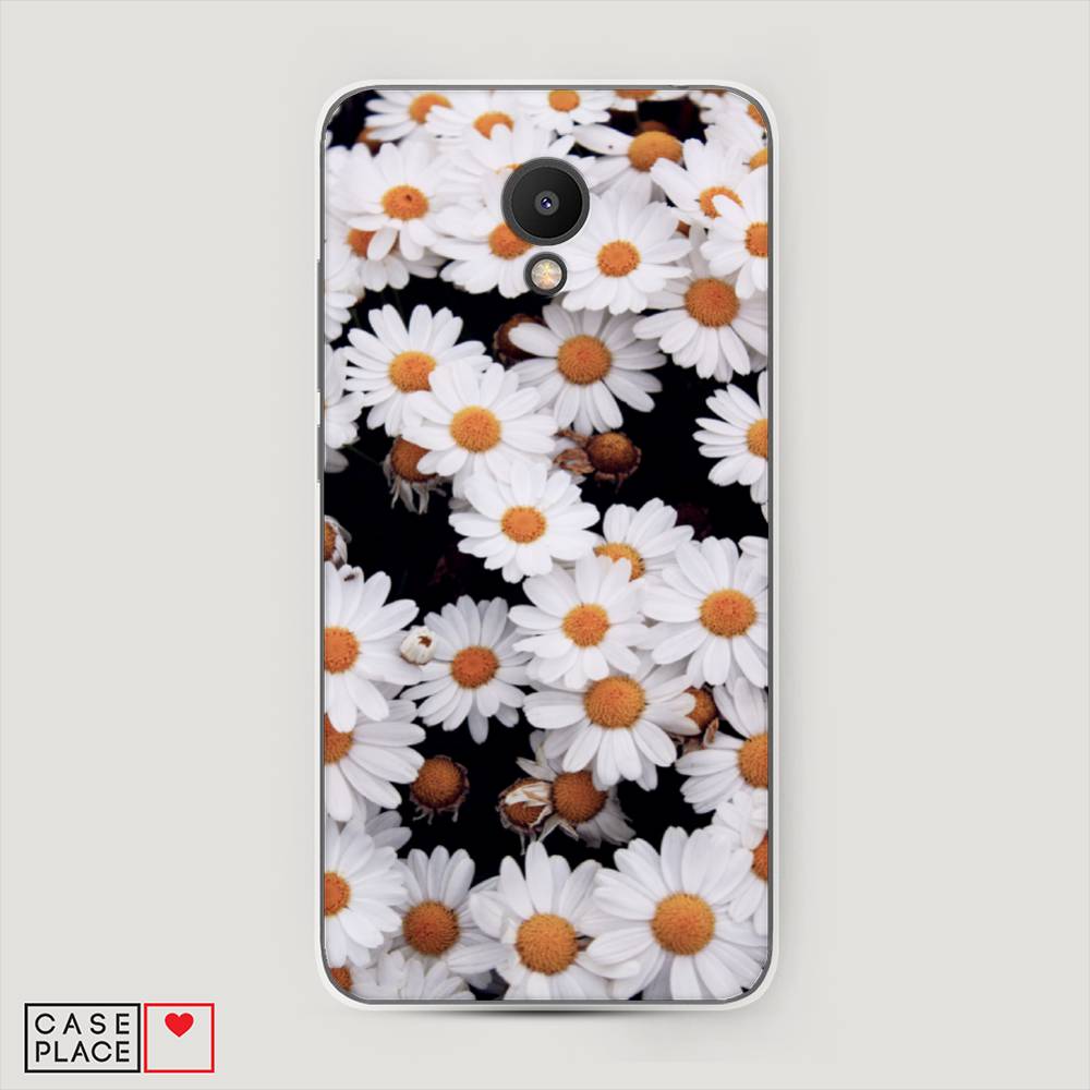

Чехол Awog на Meizu M6S "Ромашковое поле", Белый, 72450-4