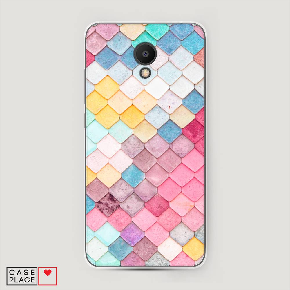 

Чехол Awog на Meizu M6S "Нежные ромбики", Красный, 72450-4
