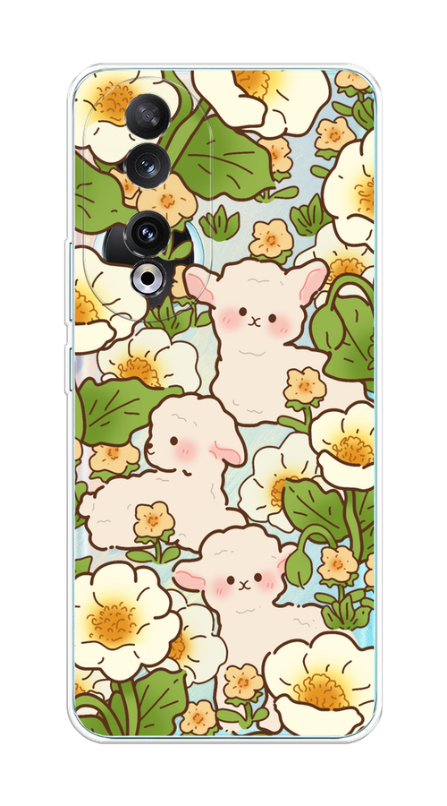 

Чехол Homey на Honor 90 "Овечки в цветах", Зеленый;бежевый, 6121450-1