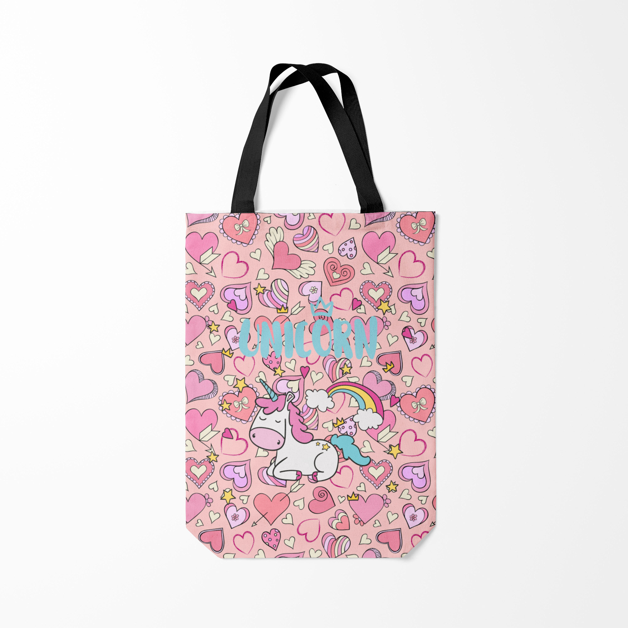 

Сумка шoппер унисекс Burnettie Unicorn Единорожка, розовый, Unicorn Единорожка