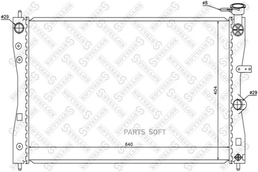 

STELLOX Радиатор охлаждения STELLOX 1026695sx