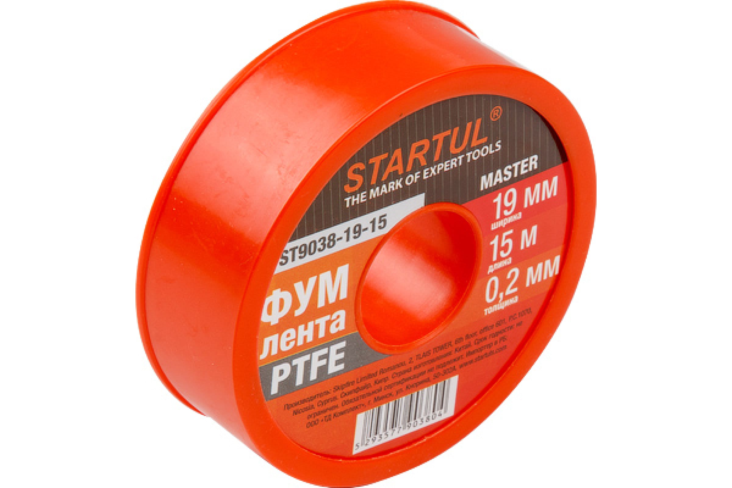 

STARTUL Фум-лента PTFE Master 19 мм х 15 м ST9038-19-15, Белый