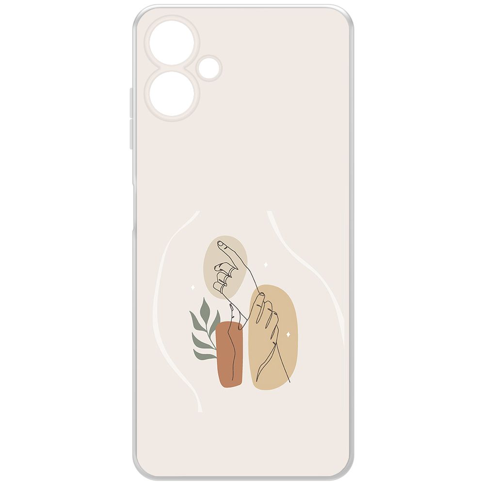 

Чехол-накладка Krutoff Clear Case Тонкость для Samsung Galaxy A06 (A065), Прозрачный