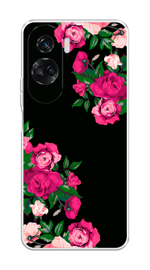 

Чехол Homey на Honor 90 Lite "Розы фуксия", Черный;розовый;зеленый, 6122350-1