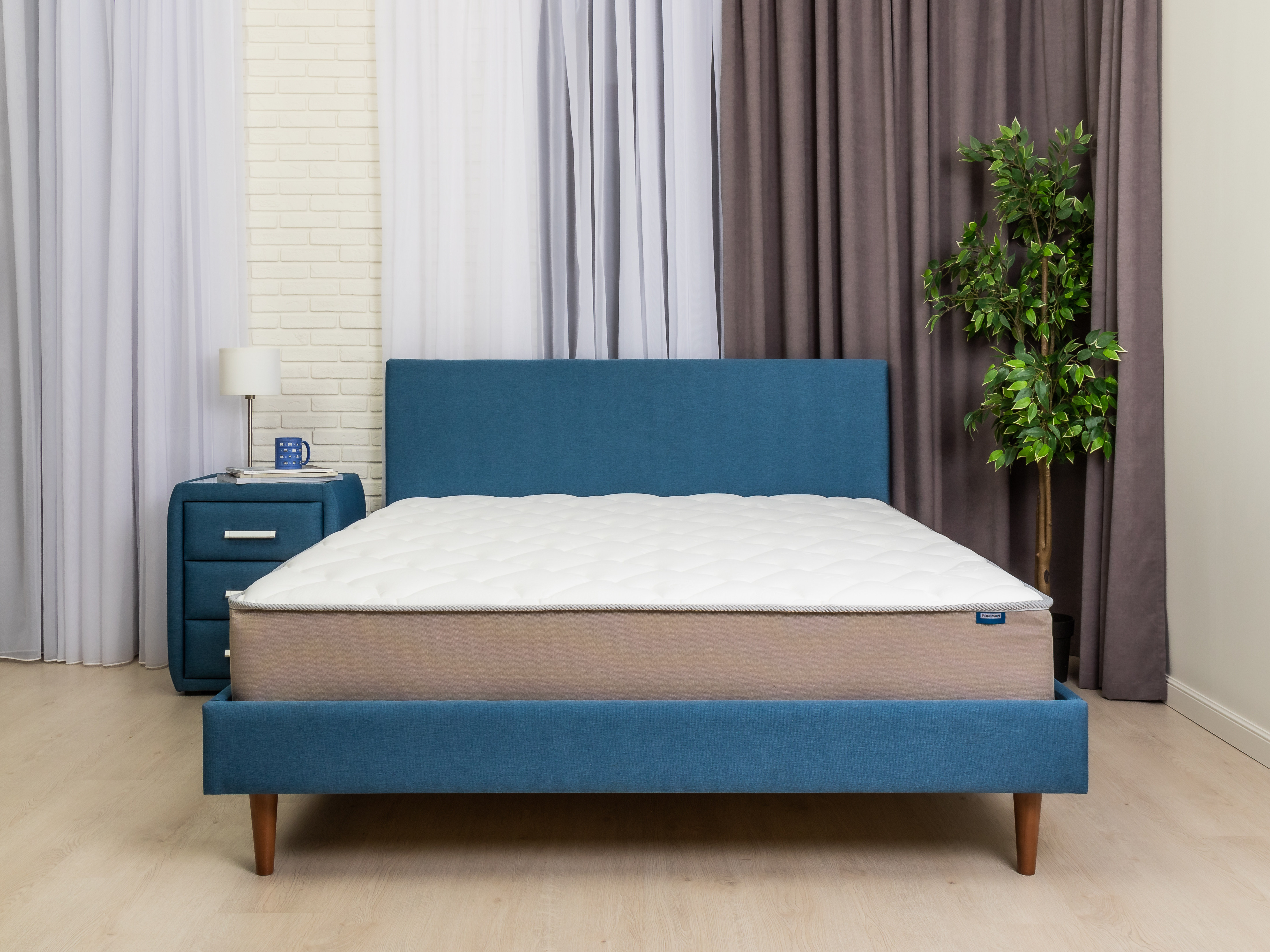 

Матрас ортопедический пружинный Lux Duo M/F размер 90x195, Белый, Lux Duo M/F