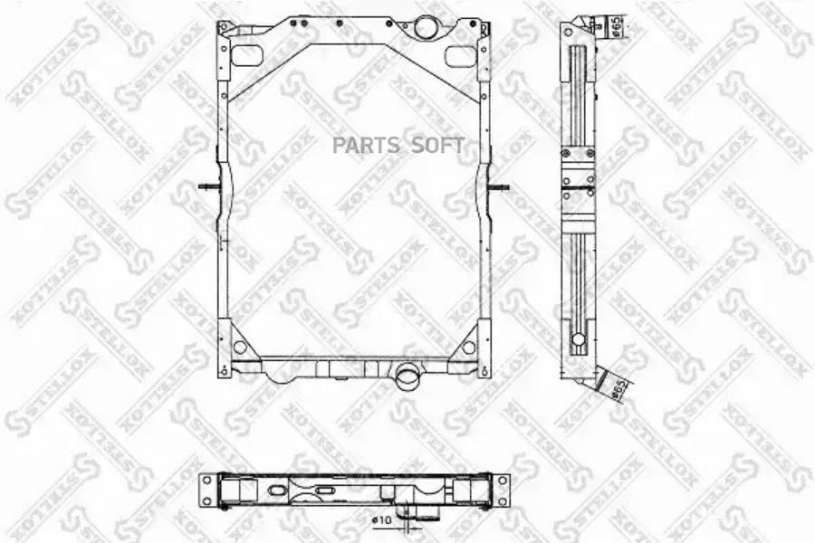 

STELLOX Радиатор охлаждения STELLOX 8103311sx