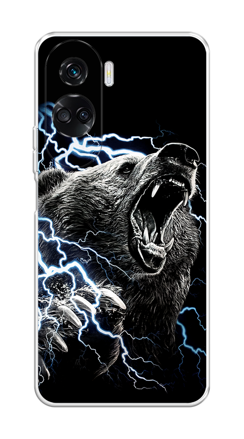 

Чехол Homey на Honor 90 Lite "Гроза и медведь", 6122350-1
