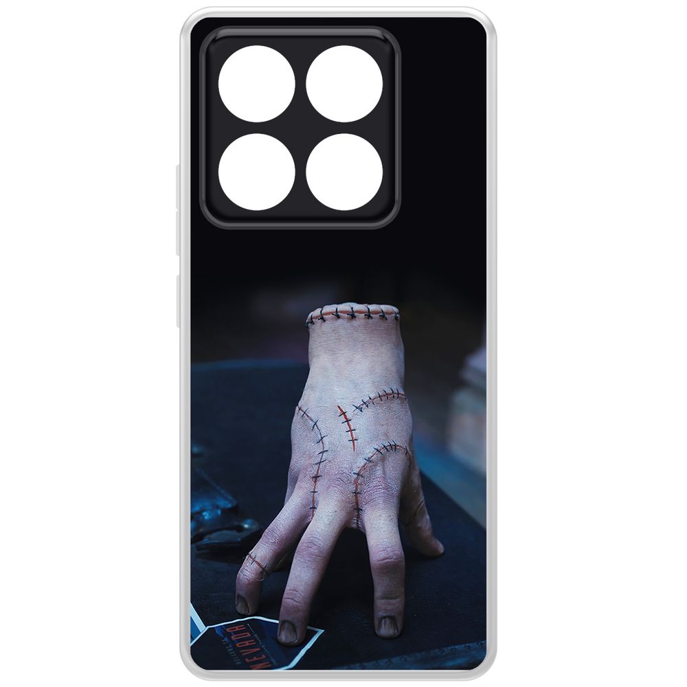 

Чехол-накладка Krutoff Clear Case Уэнсдей Аддамс - Вещь для Xiaomi 14T Pro, Прозрачный