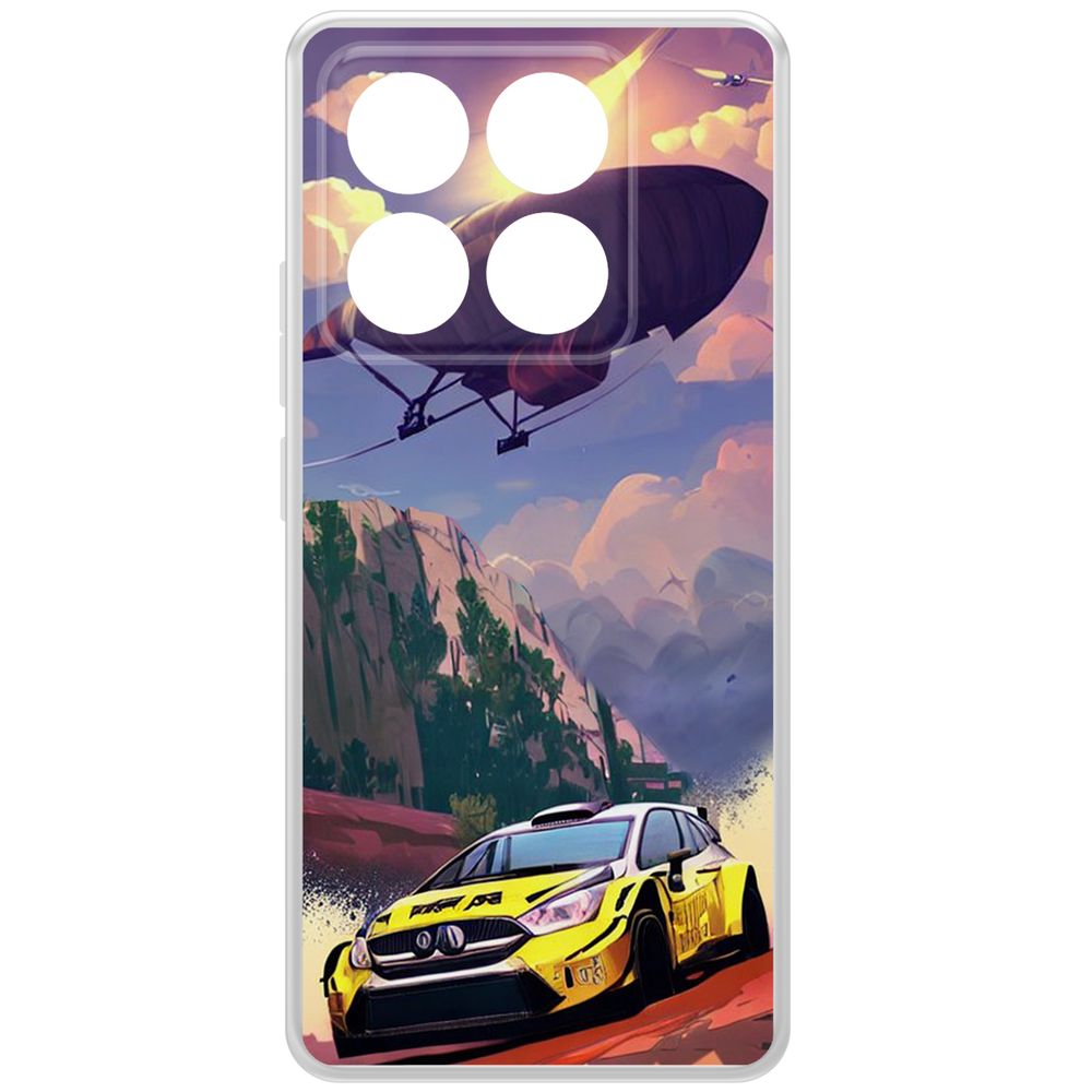 

Чехол-накладка Krutoff Clear Case Гонка для Xiaomi 14T Pro, Прозрачный