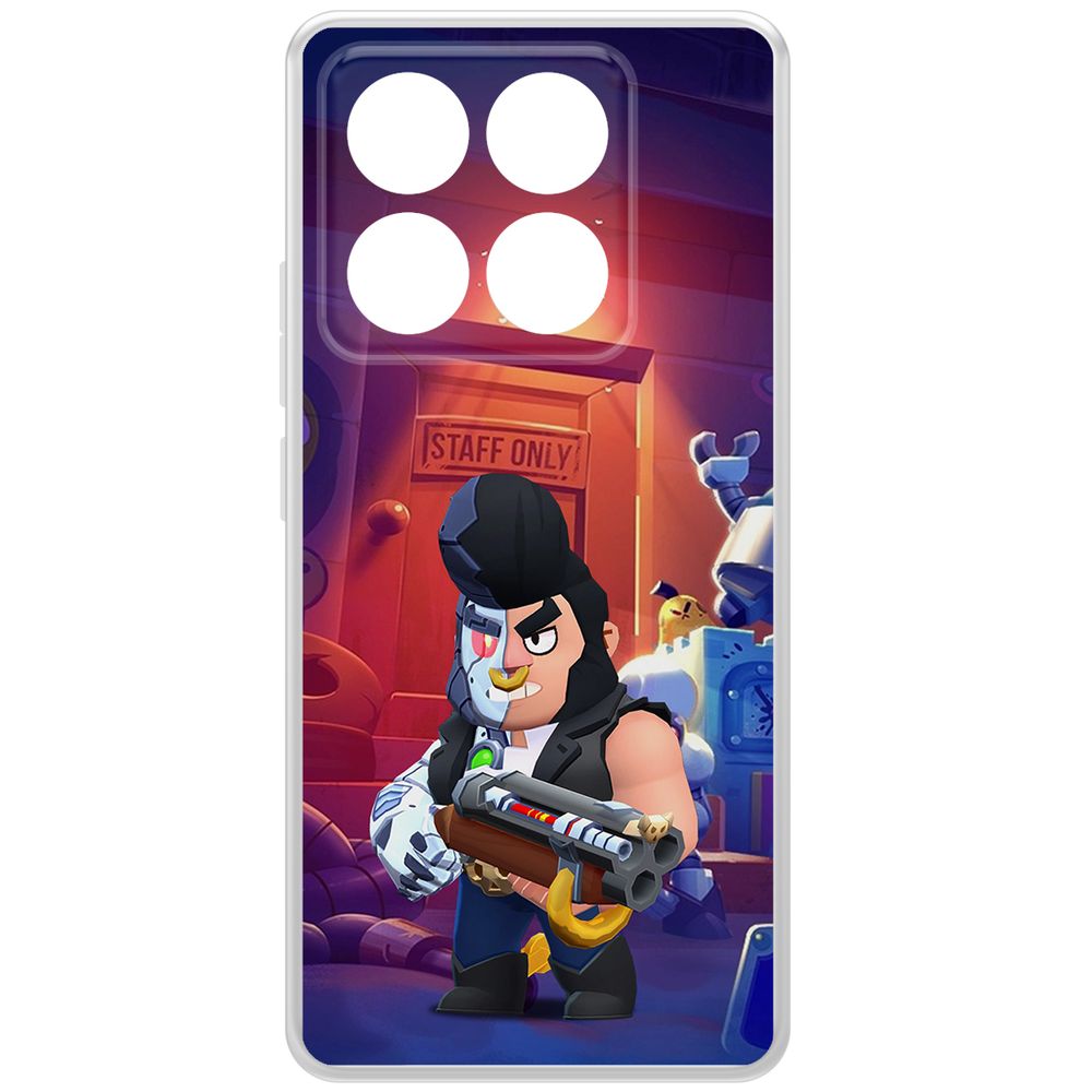 

Чехол-накладка Krutoff Clear Case Brawl Stars-Б-800 для Xiaomi 14T Pro, Прозрачный