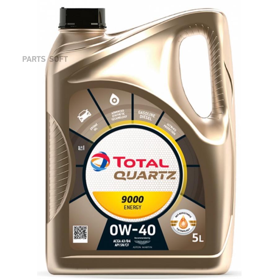 

Моторное масло TOTALENERGIES QUARTZ 9000 ENERGY 0w40 5л