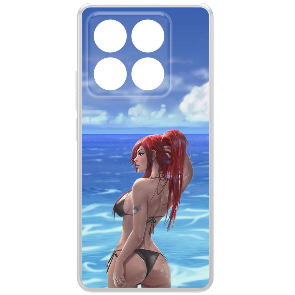 

Чехол-накладка Krutoff Clear Case Купальник женский для Xiaomi 14T Pro, Прозрачный
