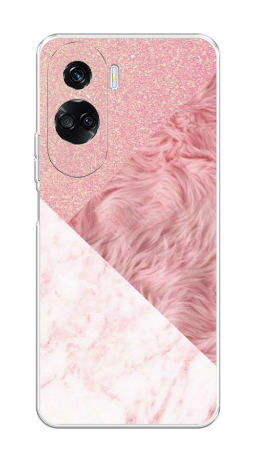 

Чехол Homey на Honor 90 Lite "Текстурные треугольники", Розовый;белый, 6122350-1