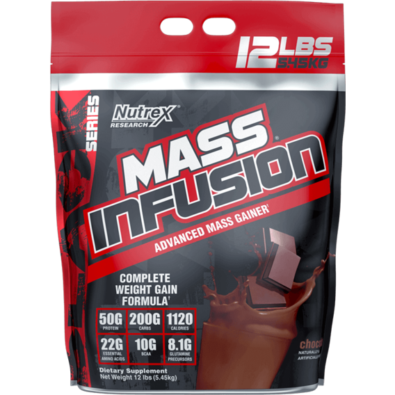 Гейнер Nutrex Mass Infusion 5450 г, шоколад