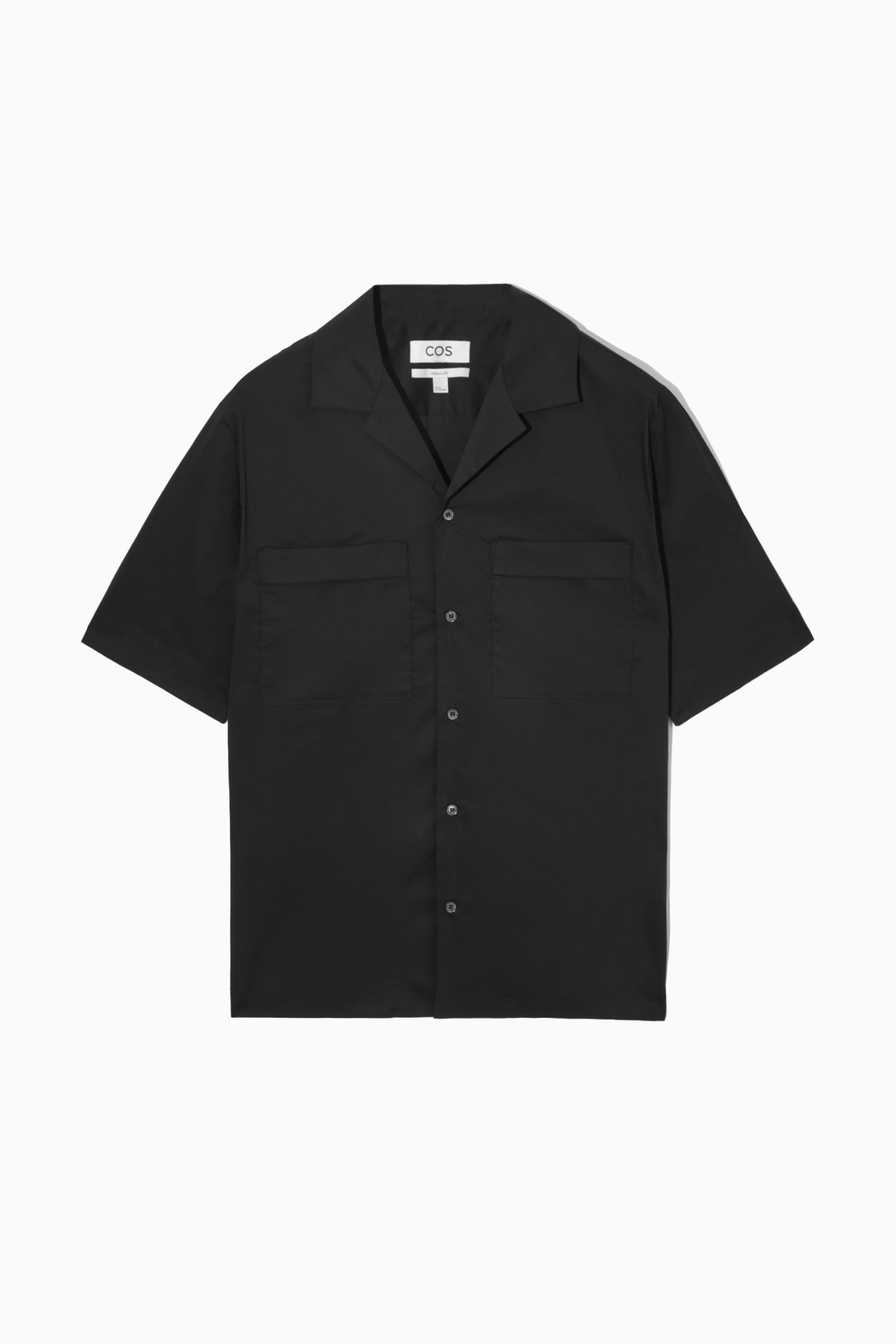Рубашка мужская COS 1171308001 черная M (доставка из-за рубежа)