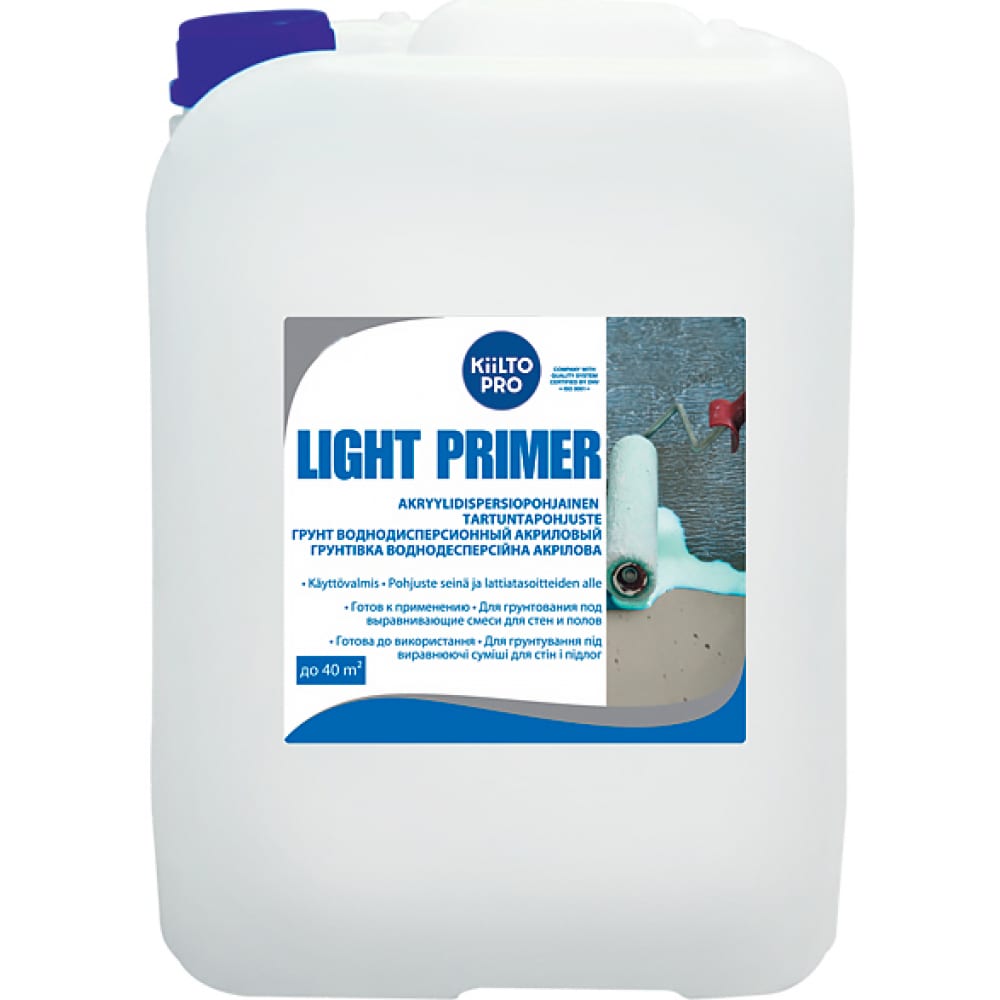 фото Готовая грунтовка kiilto light primer 1 л t6531.405k