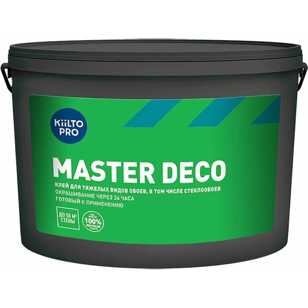 фото Клей для стеклообоев kiilto master deco 10 л t6508.312k