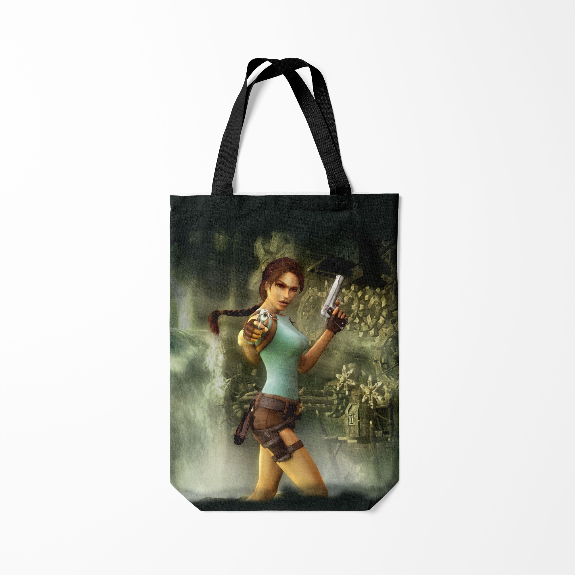 

Сумка шoппер унисекс Burnettie TOMB RAIDER, зеленый, TOMB RAIDER