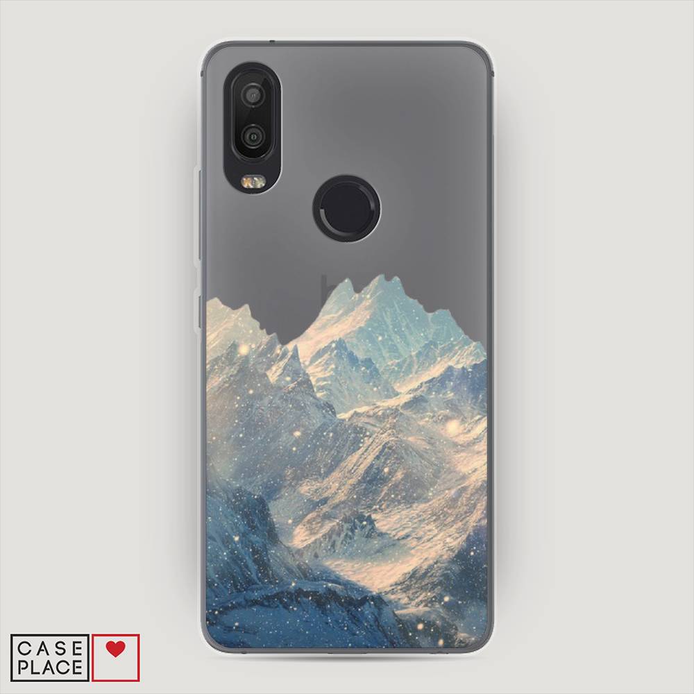 фото Чехол awog "горы арт 2" для bq aquarius x2