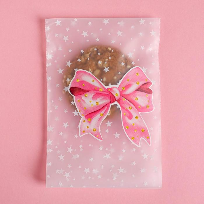 

Пакетик под сладости «Подарок», 10 x 15 см, Прозрачный