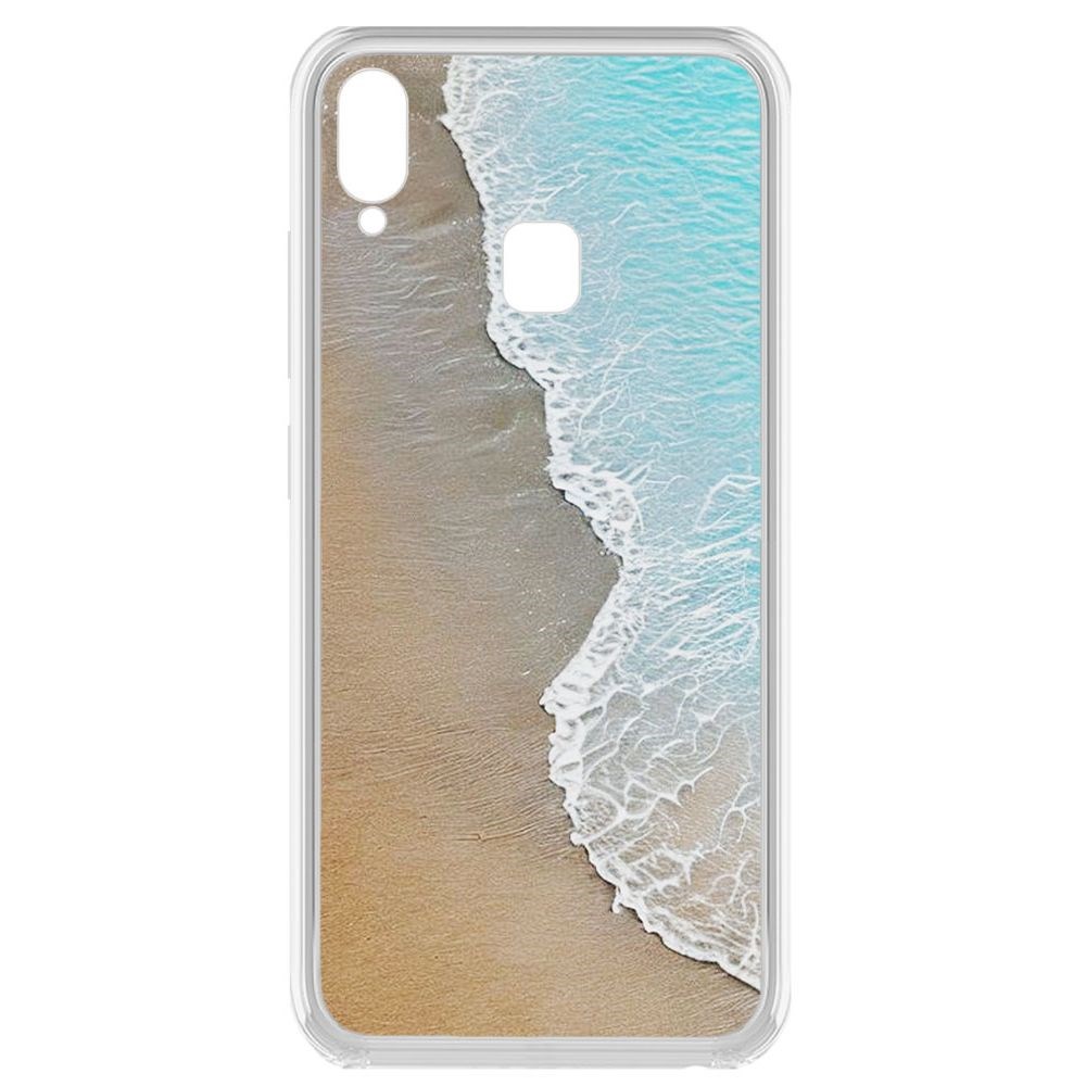 

Чехол-накладка Krutoff Clear Case Прибой для Vivo Y91, Прозрачный