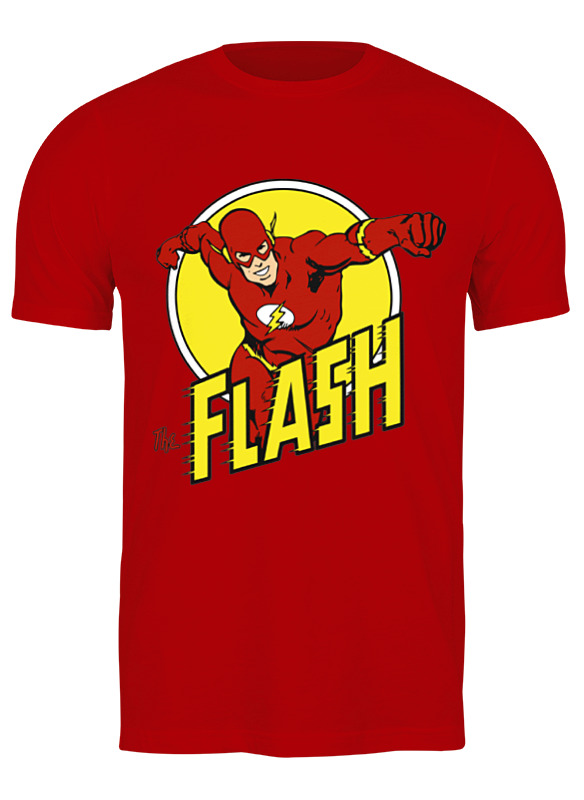 

Футболка мужская Printio Флэш красная XL, Красный, Флэш