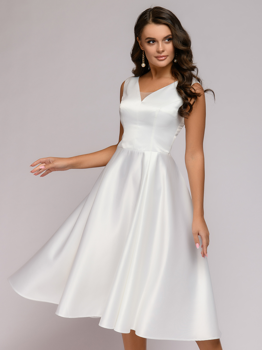 

Платье женское 1001dress 0112001-01992WH белое 48 RU