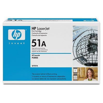 Картридж для лазерного принтера HP 51А (Q7551A) черный, оригинал