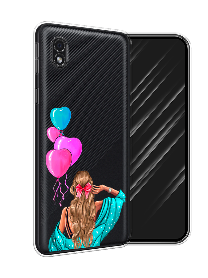 

Чехол Awog на Samsung Galaxy A01 Core / Самсунг A01 Core "День Рождения", Голубой;розовый;бежевый, 2101250-7