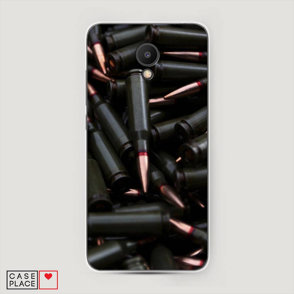 

Чехол Awog на Meizu M6S "Пули черные", Черный;коричневый, 72450-5
