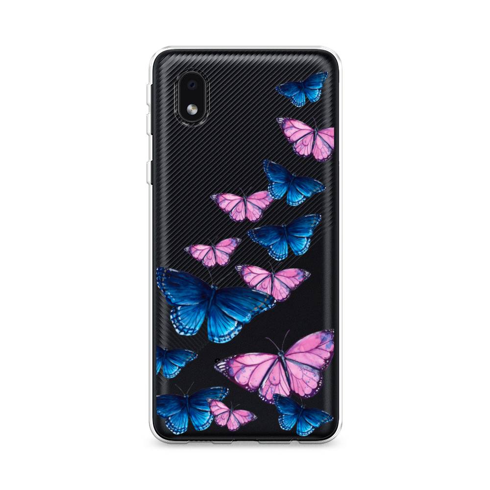 фото Чехол awog "полет бабочек" для samsung galaxy a01 core