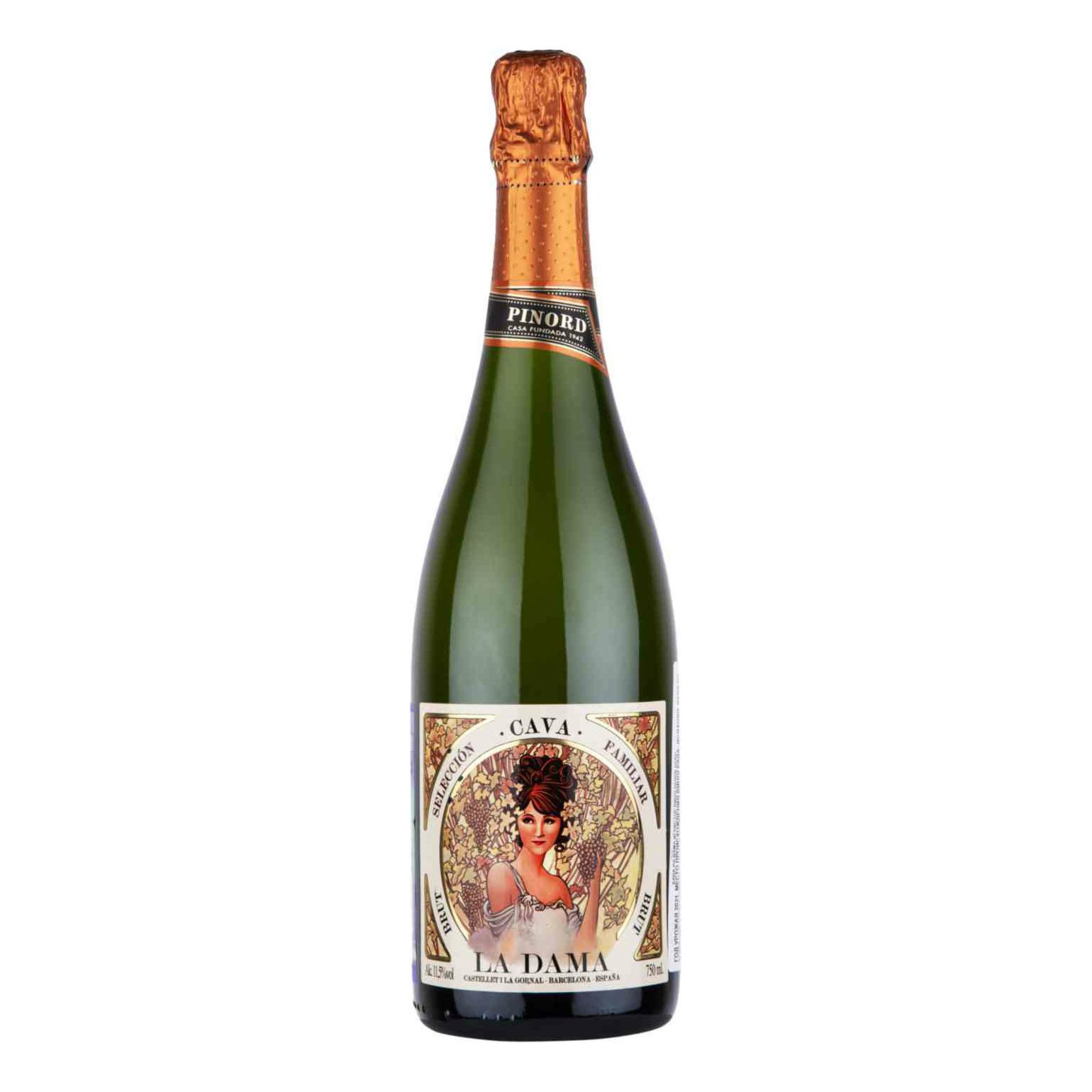 

Вино игристое Cava La Dama белое брют 750 мл Испания