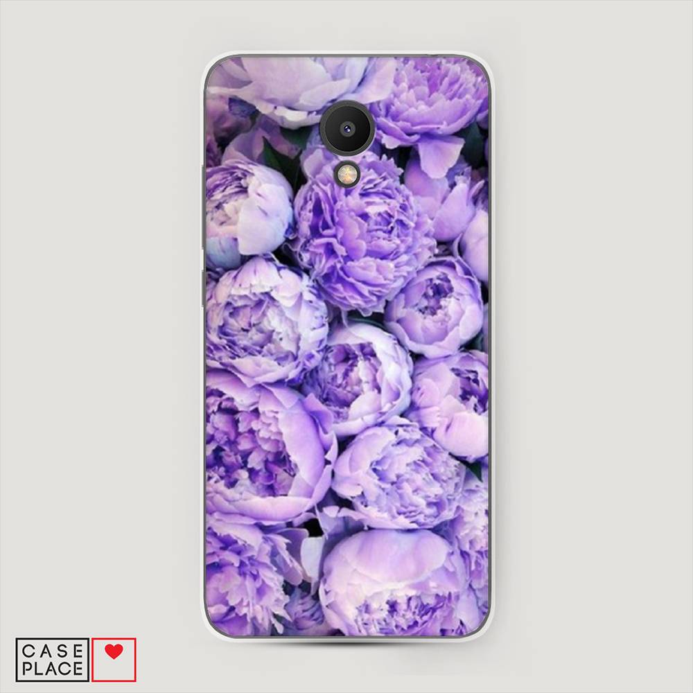 

Чехол Awog на Meizu M6S "Пионы сиреневые", Фиолетовый;голубой, 72450-8