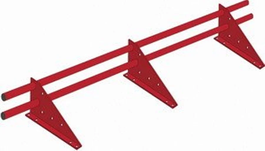 

Снегозадержатель трубчатый Optima на 3-опорах PE, L=3 м RAL 7004 сигнально-серый