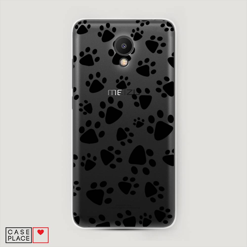 

Чехол Awog на Meizu M6S "Лапки черные", Черный, 72450-2