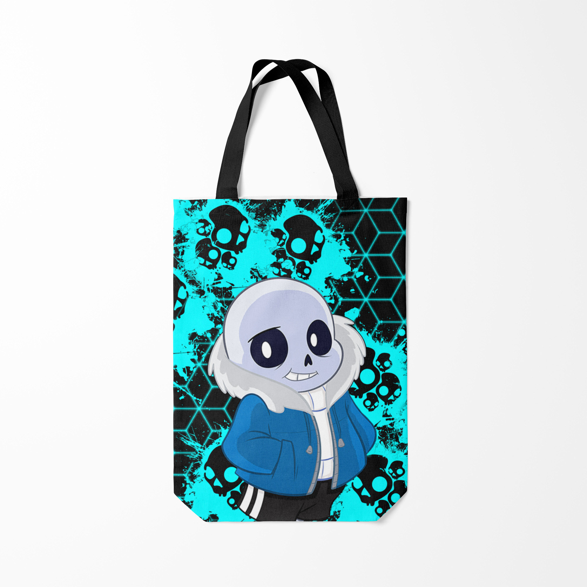 

Сумка шoппер унисекс Burnettie Sans Санс, бирюзовый; черный, Sans Санс