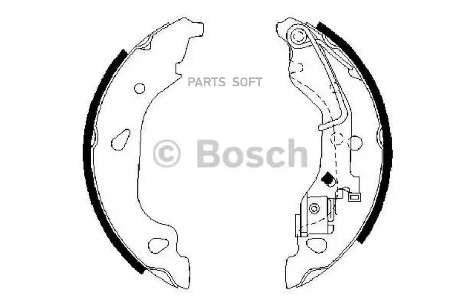 

Тормозные колодки Bosch 0986487596