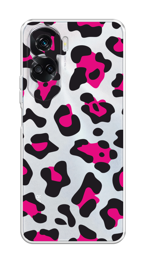 

Чехол Homey на Honor 90 Lite "Pink cow spots", Черный;розовый, 6122350-1