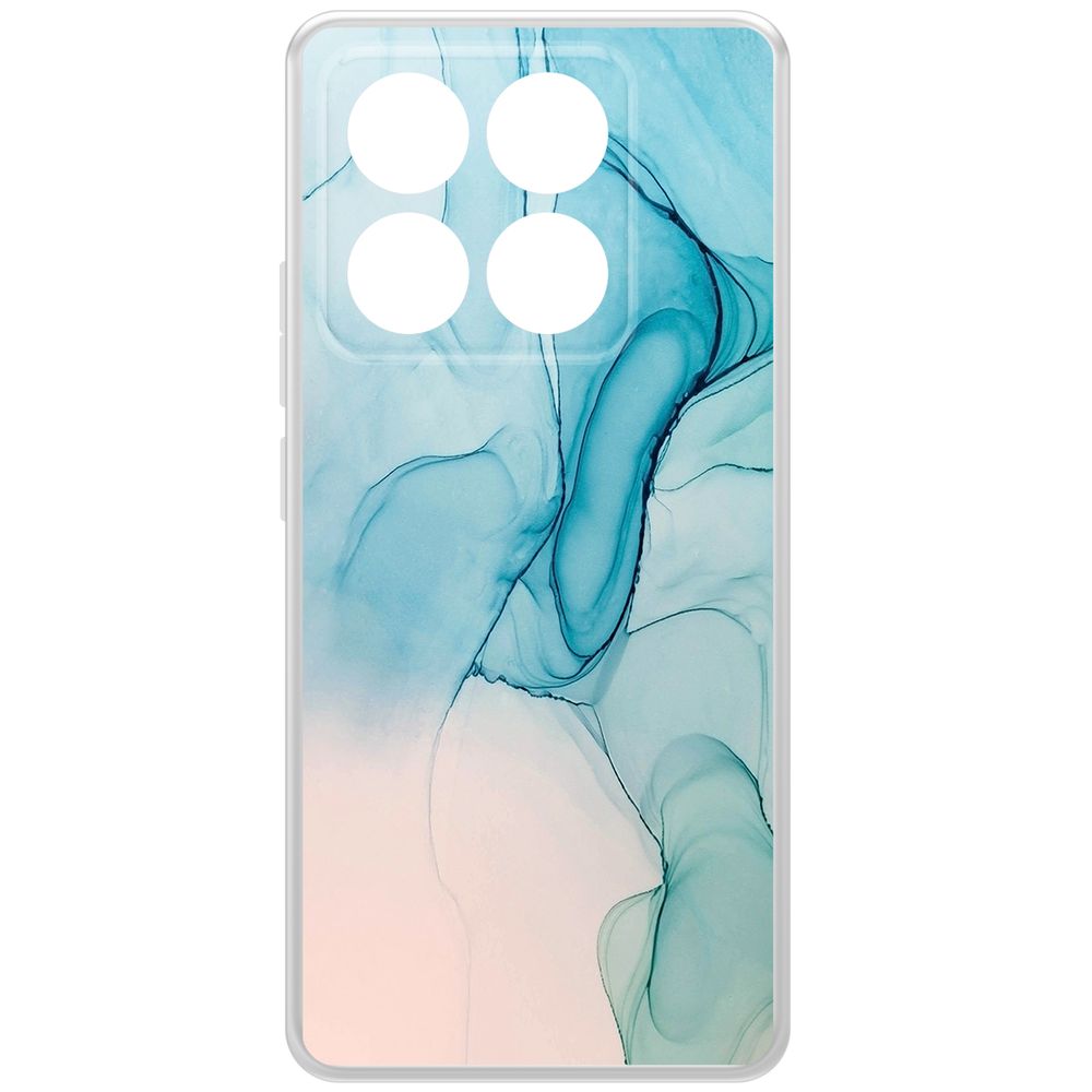 

Чехол-накладка Krutoff Clear Case Абстракт разводы для Xiaomi 14T Pro, Прозрачный